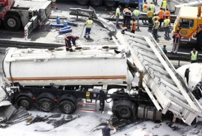 Tanker şoförü tutuklandı