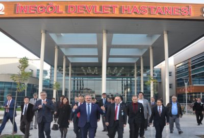 Vali Karaloğlu yeni İnegöl Devlet Hastanesi’ni inceledi