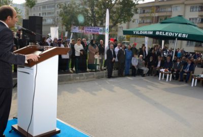 Fatmagül Kiraz Parkı hizmete açıldı