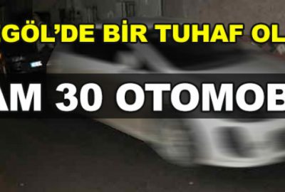 İnegöl’de 30 otomobilin lastikleri kesildi