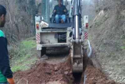 Örencik’in içme suyu şebekesi yenileniyor