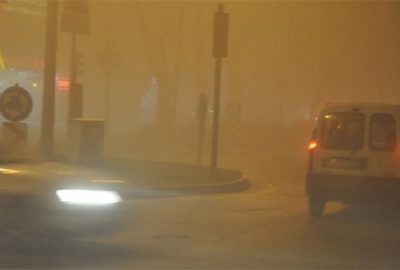 Sis, Bursa’da trafiği olumsuz etkiledi