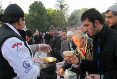 2 bin kişiye çorba ikramı