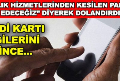 Telefon dolandırıcılığında yeni taktik