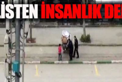 Polisin hurdacı çocuğa yardımı