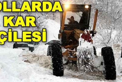 Bursa’da kar, 145 mahalle yolunu kapattı