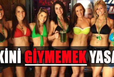 Burada bikini giymek zorunlu