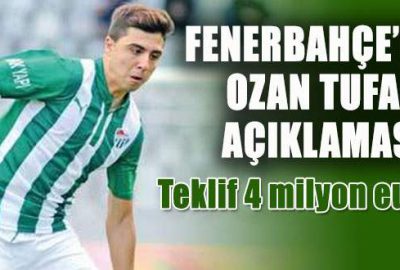 Fenerbahçe’den Ozan Tufan açıklaması!