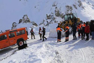 Trabzon’da kurtarma çalışmaları sürüyor