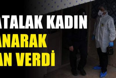 Yatalak kadın, yanarak öldü