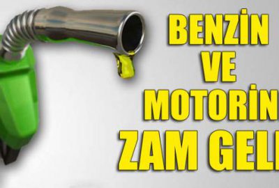 Benzin ve motorin zamlandı