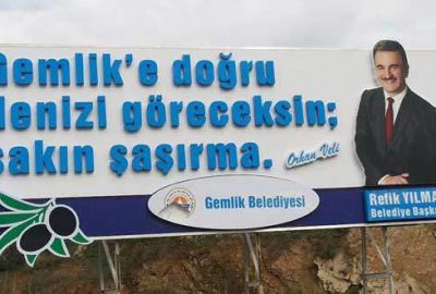 Gemlik’te tabela tartışması