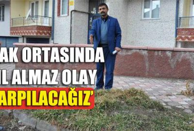 Sokak ortasındaki mezar görenleri şaşırtıyor