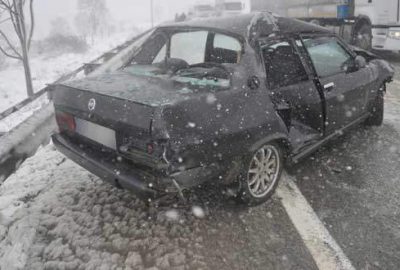 Bursa’da buzlanma kaza getirdi