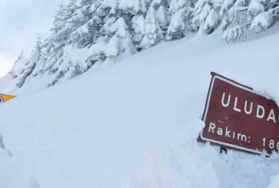 Uludağ’da kar kalınlığı 2 metreyi geçti