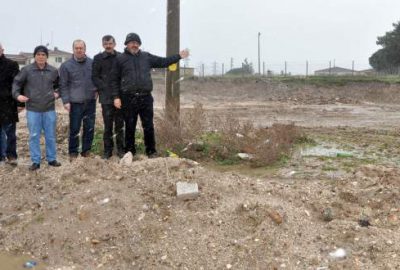 Mahalleliden hazır beton tesisine tepki