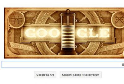 Alessandro Volta doodle oldu