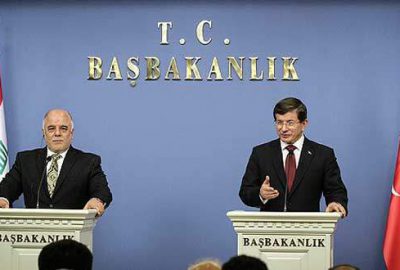 Davutoğlu ile İbadi terörle mücadeleyi görüştü