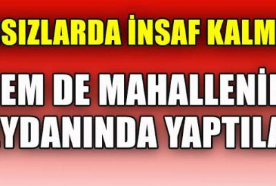 Hırsızlarda insaf kalmadı!