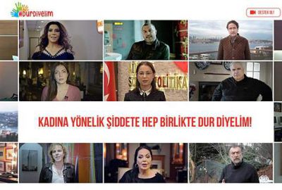 Ünlüler kadına yönelik şiddete ‘Dur’ dedi