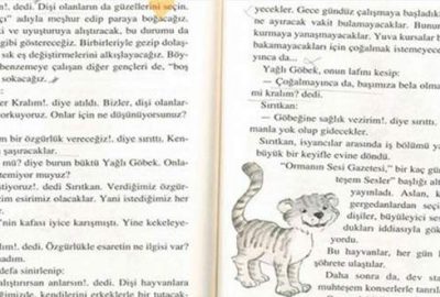 İlkokul çocuklarına skandal kitap