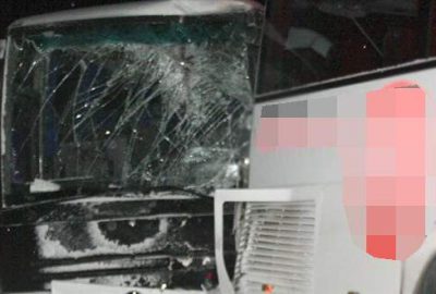 MHP’lileri taşıyan otobüs kaza yaptı: 1 ölü, 13 yaralı