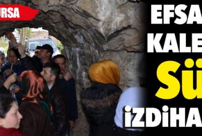 Efsane kalede süt izdihamı