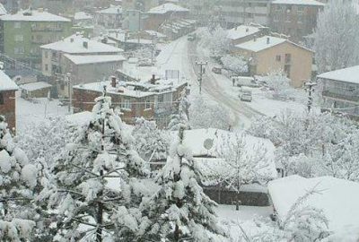 Bursa’nın dağ ilçeleri beyaza büründü