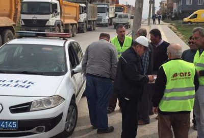 Bursa’da kamyonlara ceza yağdı