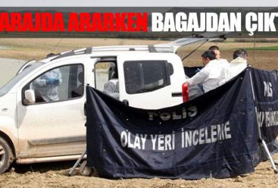 Barajda ararken bagajdan çıktı