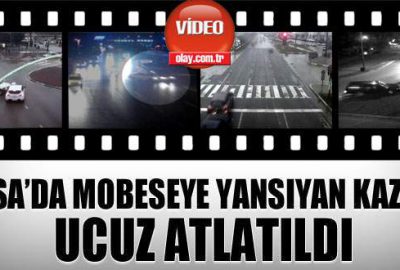 İşte Bursa MOBESE’lerine yansıyan trafik kazaları