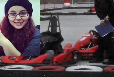 Go-kart faciasında kahreden detay!