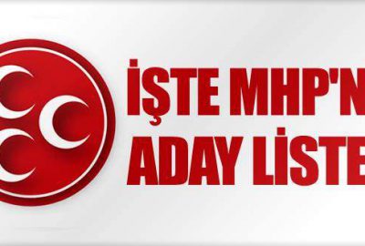 MHP’nin Bursa aday listesi belli oldu