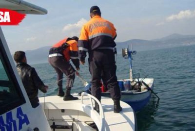 İznik Gölü’nün ortasında kabusu yaşadılar!