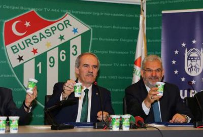 Bursaspor’a ‘ayran’lı destek