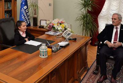 Temsili başkandan ilk talimat kendi okulu için