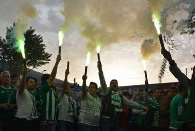 Bursaspor’a statta coşkulu karşılama