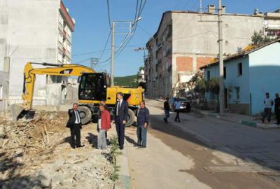 Kestel’de yollar genişletiliyor