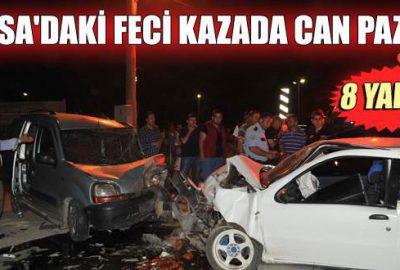 Bursa’daki feci kazada can pazarı: 8 yaralı