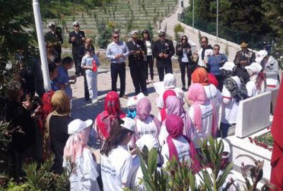 Şehit binbaşı için Şırnak’tan Bursa’ya geldiler