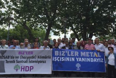 HDP’den termik protestosu