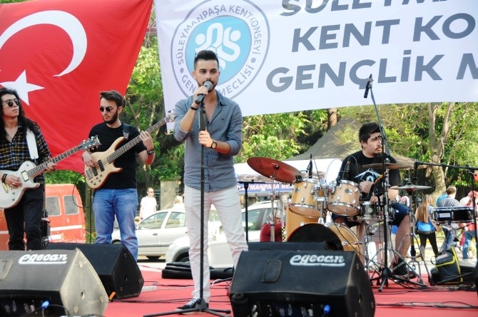 Süleymanpaşalı Gençler Gençlik Müzik Şenliği İle Coştu