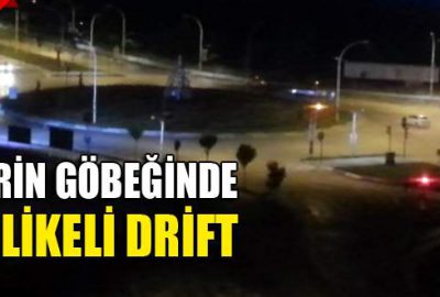 Şehrin göbeğinde tehlikeli drift