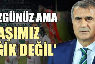 ‘Üzgünüz ama başımız eğik değil’