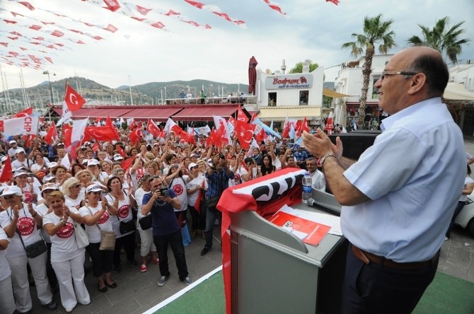 CHP Bodrum İlçe Teşkilatı Seçmeniyle Buluştu