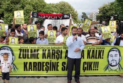 Aytaç Baran’ın öldürülmesi Bursa’da protesto edildi