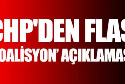 CHP’den açıklama: Hükümet için önceliğimiz…