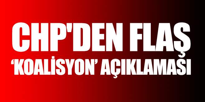 CHP’den açıklama: Hükümet için önceliğimiz…