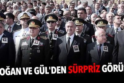 Erdoğan ve Gül’den sürpriz görüşme