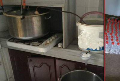 Bursa’da 80 litre kaçak rakı ele geçirildi